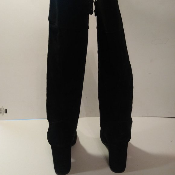Kensie, black Suede tall Boots size 10M NWT - Picture 6 of 12
